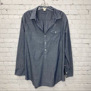 J. Crew Chambray Top